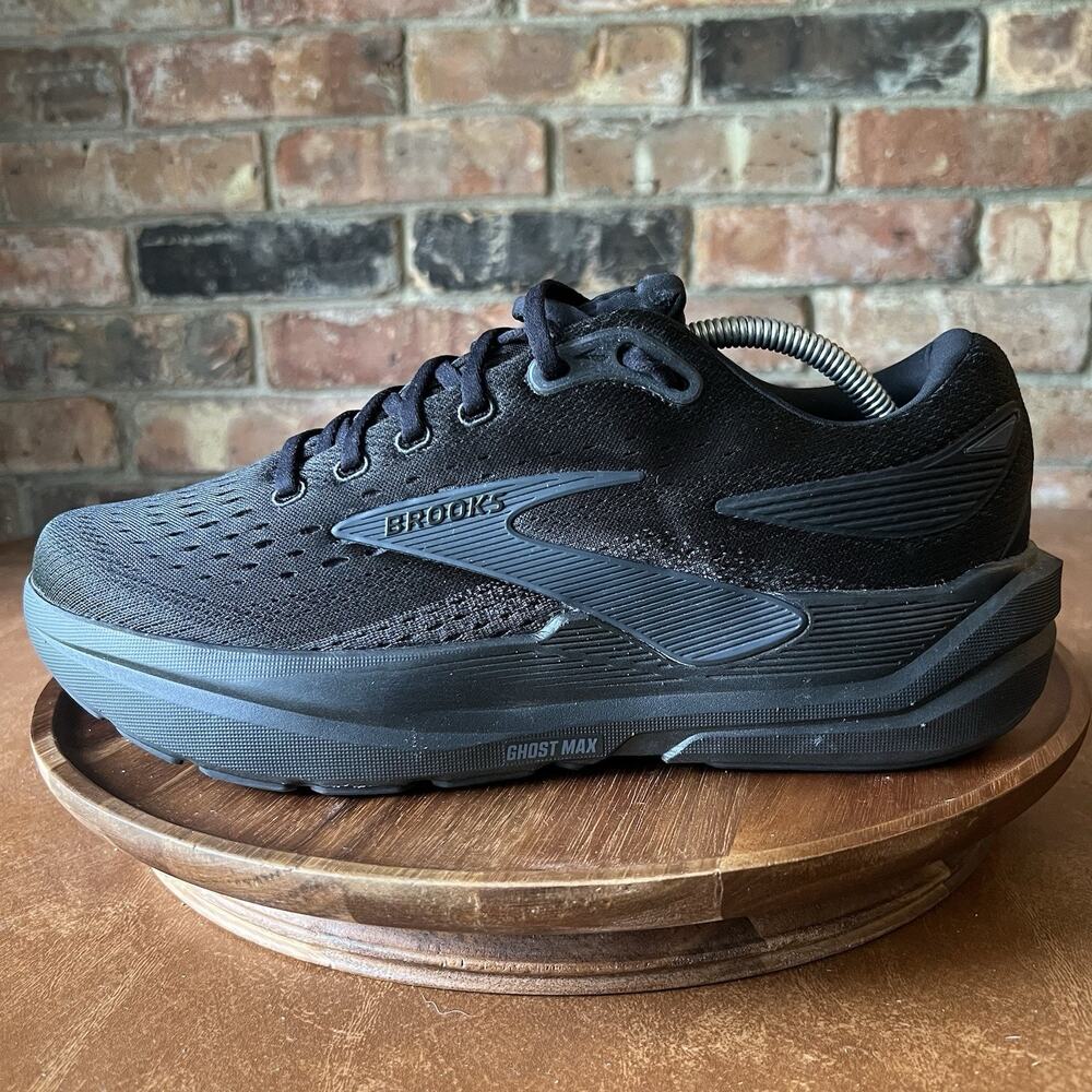 Brooks Ghost Max 3 Mens 10.5 2E Wide Black Running Max Cushion Shoes Sneakers